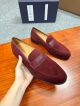 J.M.WESTON Man Red Calfskin Business Leather Shoes 042849 (5)_th.jpg